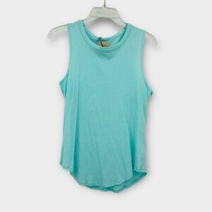 Chaser Seamed Breezy Muscle Tank in Turquoise Mint Women’s Size S NWT
